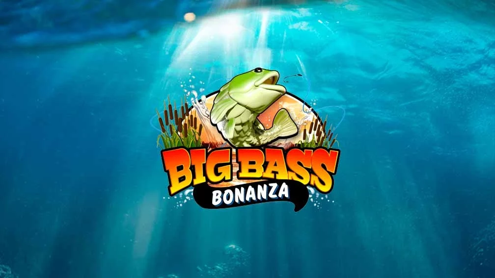 HotStreak Big Bass Bonanza slot banner with fishing reels