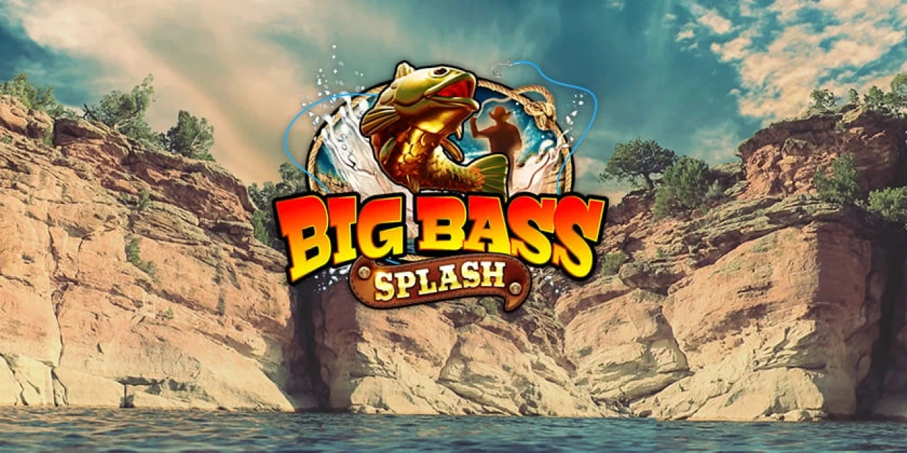 HotStreak Big Bass Splash slot banner with water bonus theme